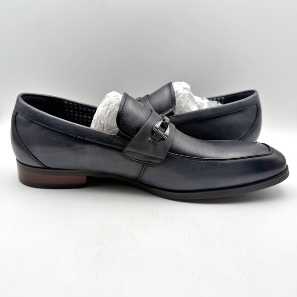 Stacy Adams Mens Kaylor Penny Slip-On Loafer US 11 M EU 44 Gray Leather NIB main image 12